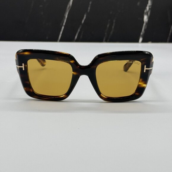 NEW TOM FORD ESME TF1157 52E SUNGLASSES FT1157/S 52E WOMEN HAVANA - Picture 4 of 10